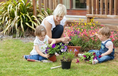 Landscaping Norwood outdoor design with plants and pathways